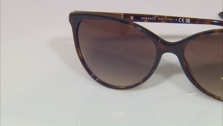 Versace Women's Fashion 58mm Havana Sunglasses Video Thumbnail