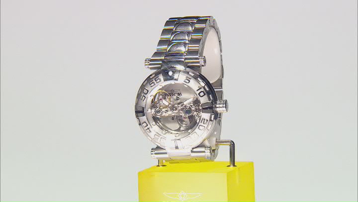 Invicta Subaqua Noma Ghost 47mm White Bezel Stainless Steel Automatic Watch Video Thumbnail