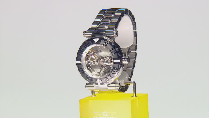 Invicta Subaqua Noma Ghost 47mm Black Bezel Stainless Steel Automatic Watch Video Thumbnail