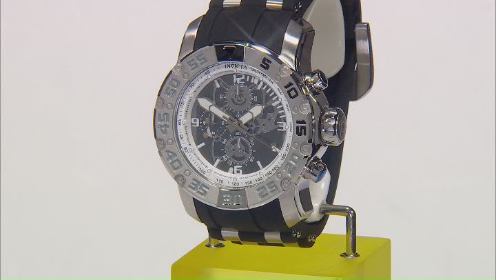 Invicta Subaqua Noma VII 52mm Quartz Silicone and Stainless Steel Strap Watch, White Dial Video Thumbnail