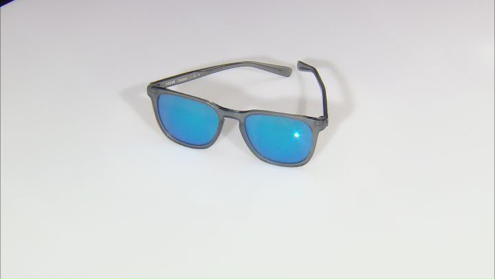 Costa Del Mar Matte Gray Crystal/Blue Mirror 580G Polarized 53 mm Sunglasses Video Thumbnail