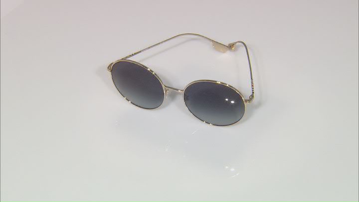 Burberry Women's Pippa 58mm Light Gold Sunglasses Video Thumbnail