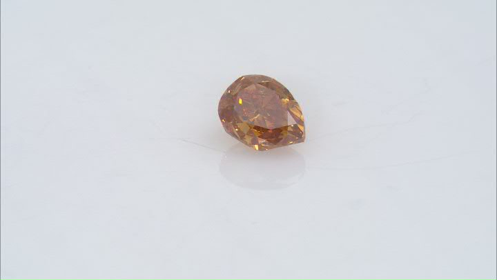 Natural Autumn Color diamond 6.65x5.11mm Pear Shape 1.02ct Video Thumbnail