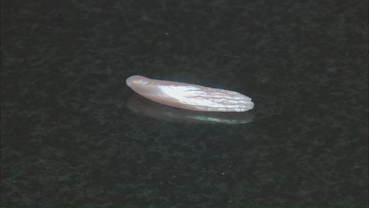 Natural Tennessee Freshwater Pink Pearl 21.6x4mm Wing Shape 2.13ct Video Thumbnail