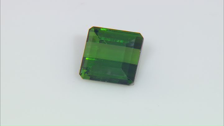Green Tourmaline 11.5mm Emerald Cut 9.39ct Video Thumbnail