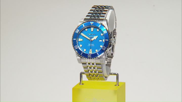 Invicta Pro Diver 44mm Blue Stainless Steel Automatic Watch Video Thumbnail