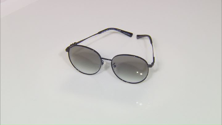 Michael Kors Women's Alpine 57mm Shiny Black Sunglasses Video Thumbnail