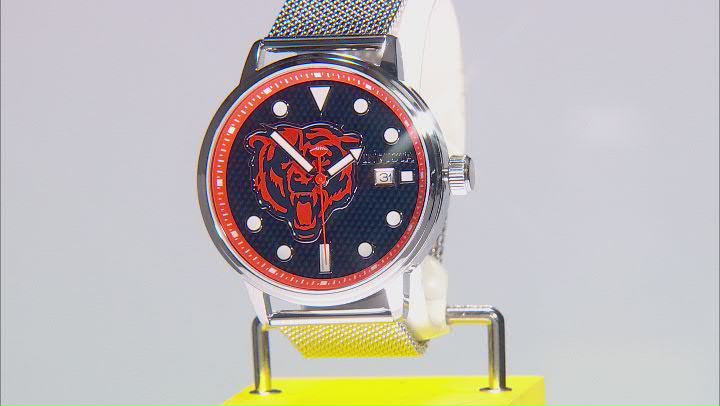 Invicta NFL 44mm Navy Dial Chicago Bears Quartz Watch Video Thumbnail