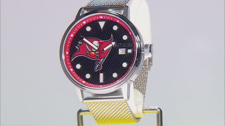 Invicta NFL 44mm Black Dial Tampa Bay Buccaneers Quartz Watch Video Thumbnail