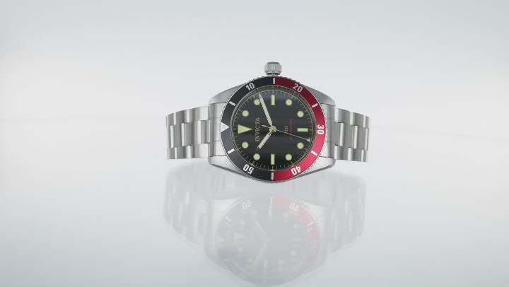 Invicta Pro Diver 40mm Black and Red Bezel Stainless Steel Automatic Watch Video Thumbnail