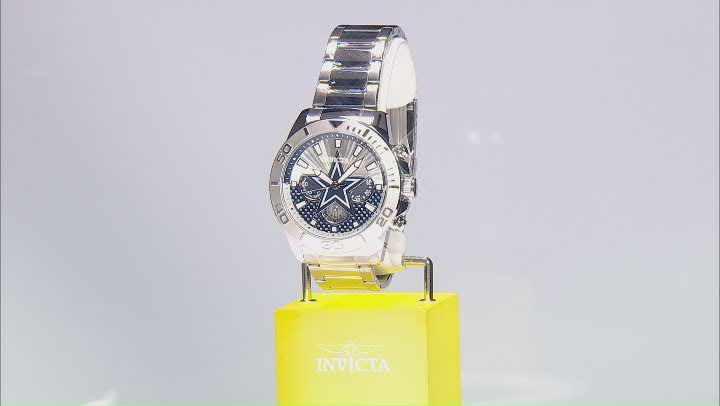 Invicta NFL Pro Diver 45mm Dallas Cowboys Quartz Watch Video Thumbnail