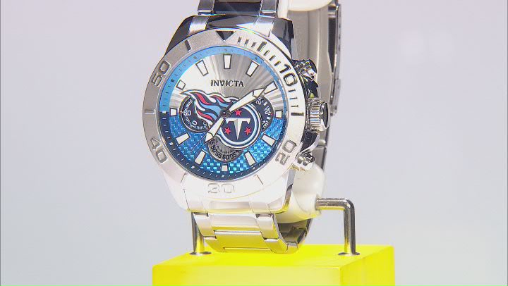 Invicta NFL Pro Diver 45mm Tennessee Titans Quartz Watch Video Thumbnail