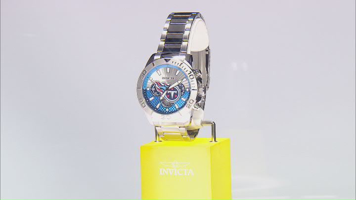 Invicta NFL Pro Diver 45mm Tennessee Titans Quartz Watch Video Thumbnail