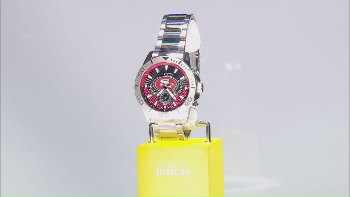 Invicta NFL Pro Diver 45mm San Francisco 49ers Quartz Watch Video Thumbnail