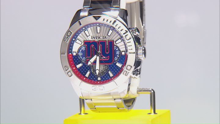 Invicta NFL Pro Diver 45mm New York Giants Quartz Watch Video Thumbnail