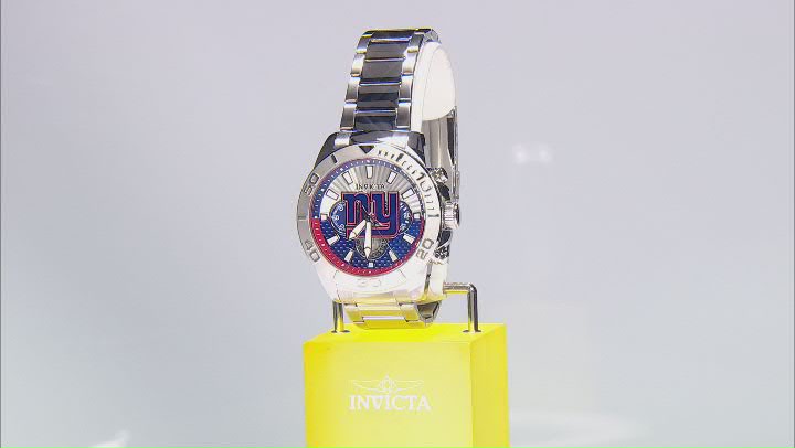 Invicta NFL Pro Diver 45mm New York Giants Quartz Watch Video Thumbnail