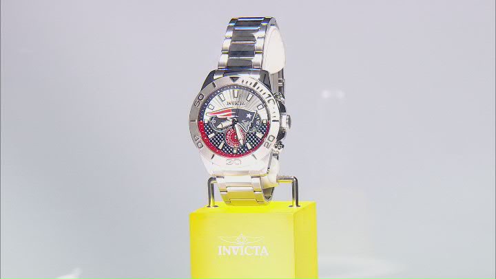 Invicta NFL Pro Diver 45mm New England Patriots Quartz Watch Video Thumbnail