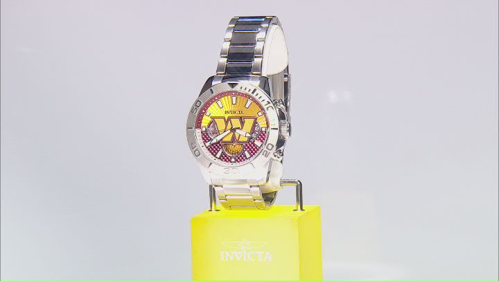 Invicta NFL Pro Diver 45mm Washington Commanders Quartz Watch Video Thumbnail