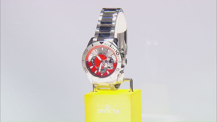 Invicta NFL Pro Diver 45mm Cleveland Browns Quartz Watch Video Thumbnail