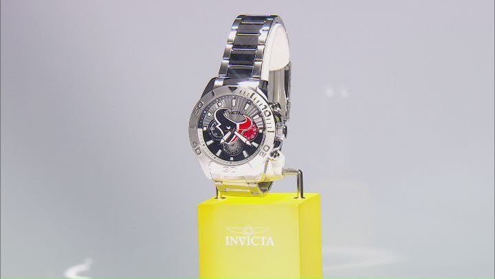 Invicta NFL Pro Diver 45mm Houston Texans Quartz Watch Video Thumbnail