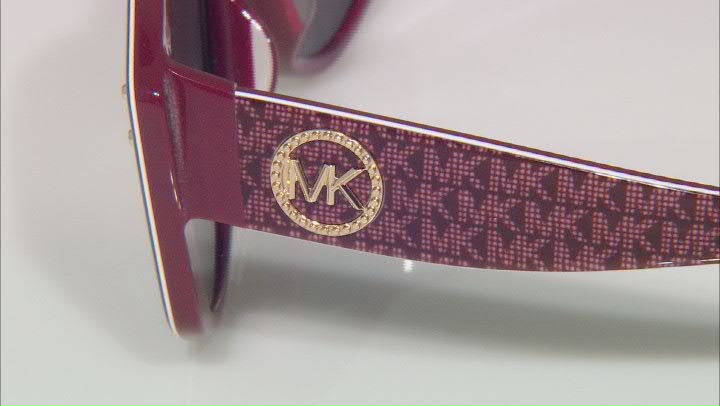 Michael Kors Women's Charleston 54mm Merlot Sunglasses Video Thumbnail