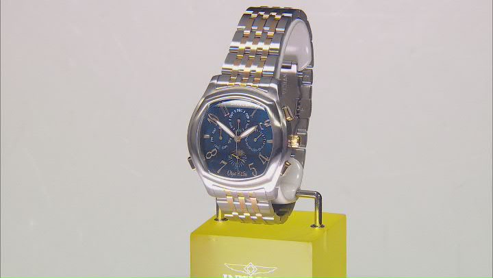 Invicta Objet D Art 42mm Automatic Two-tone Stainless Steel Watch, Blue Dial Video Thumbnail