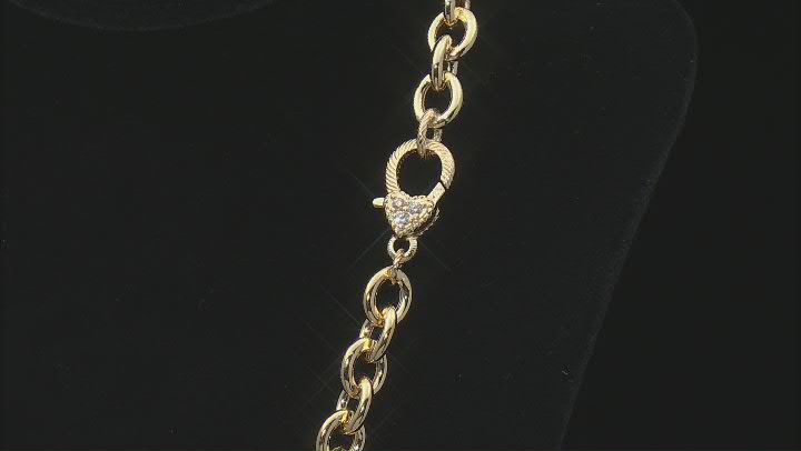 Judith Ripka 14k Gold Clad 20" Rolo Link Necklace Video Thumbnail