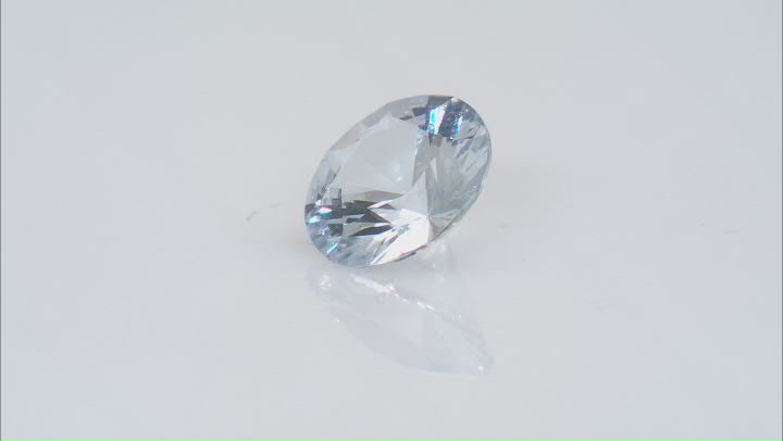 White Sapphire Loose Gemstone 8.4mm Round 2.39ct Video Thumbnail