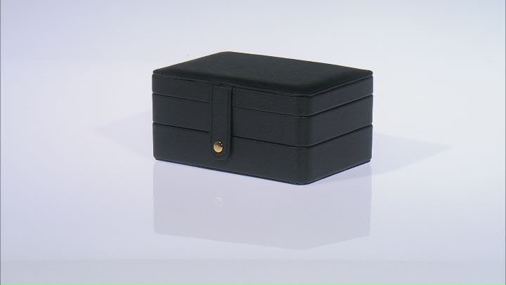 Black 3 Layer Jewelry Box appx 6.7x4.7x3.14" Video Thumbnail