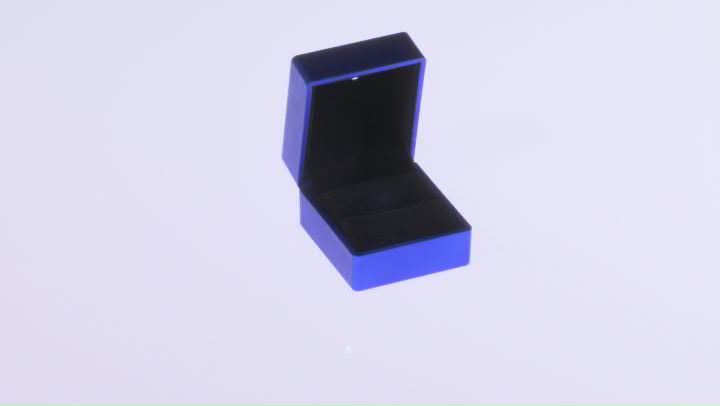 Blue Color Ring Box with Led Light appx 6.5x6x4.8cm Video Thumbnail