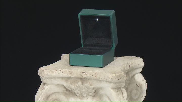 Green Ring Box with Led Light appx 6.5x6x4.8cm Video Thumbnail