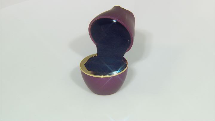 Purple Rose Shaped Ring Gift Box with LED light Video Thumbnail