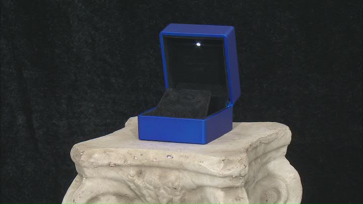 Blue Earring Box with Led Light appx 6.5x6.5mm Video Thumbnail