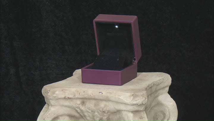 Purple Earring Box with Led Light appx 6.5x6.5mm Video Thumbnail