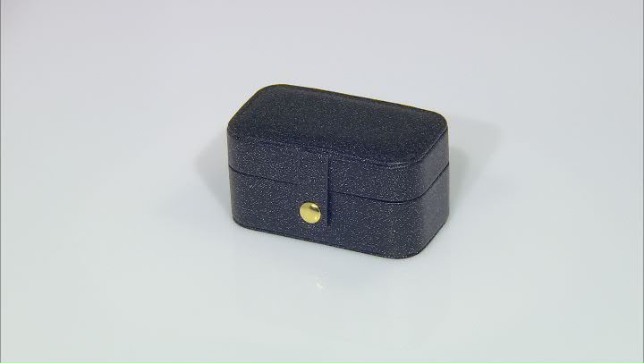 Black Compact Sparkle Jewelry Box with Fabric Interior and Removable Insert Video Thumbnail