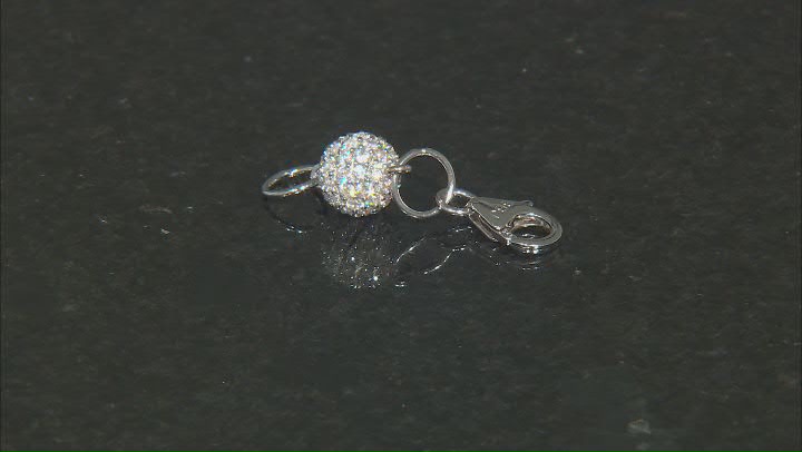 Bella Luce(R) rhodium over silver Magnetic Clasp set of 2 Video Thumbnail