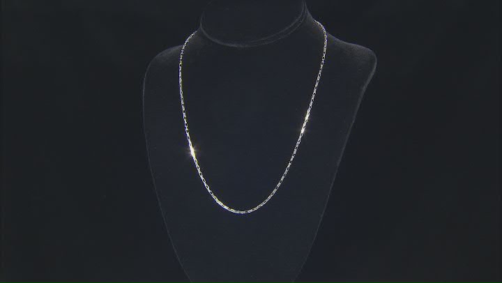 Sterling Silver 2.2mm Elongated Box 20 Inch Chain Video Thumbnail