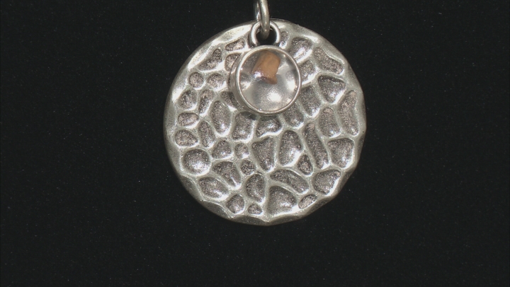 Sterling Silver Mustard Seed Pendant With Enamel & 20 Inch Cable Chain Video Thumbnail