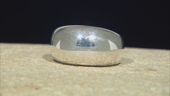 Sterling Silver Polished Graduated Dome Ring Video Thumbnail
