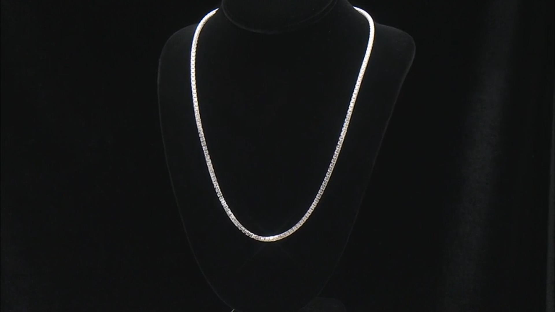 Sterling Silver Double Box Chain Video Thumbnail