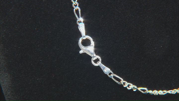Sterling Silver 2mm Figaro 20 Inch Chain Video Thumbnail