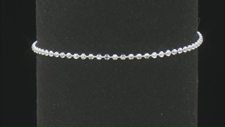Sterling Silver Diamond-Cut 2mm Bead, 3.3mm Paperclip, & 2mm Singapore Link Bracelet Set of 3 Video Thumbnail