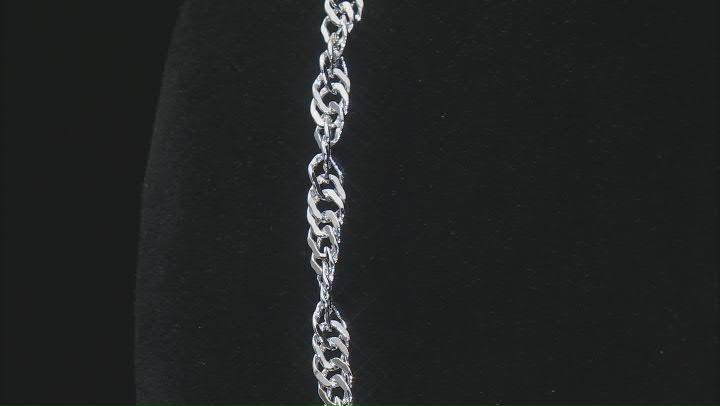 Sterling Silver 4.5mm Singapore 20 Inch Chain Video Thumbnail