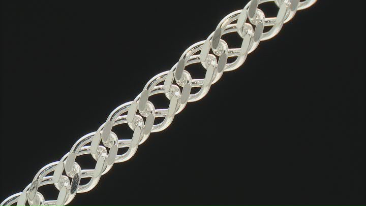 Sterling Silver 5MM Twisted Curb Link Bracelet Video Thumbnail