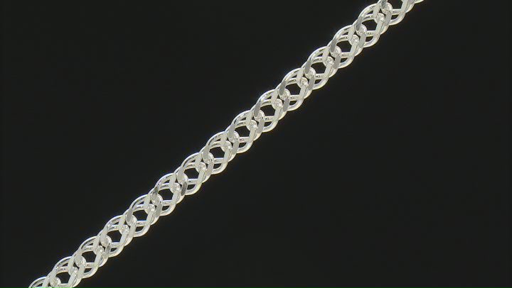 Sterling Silver 5MM Twisted Curb Link Bracelet Video Thumbnail