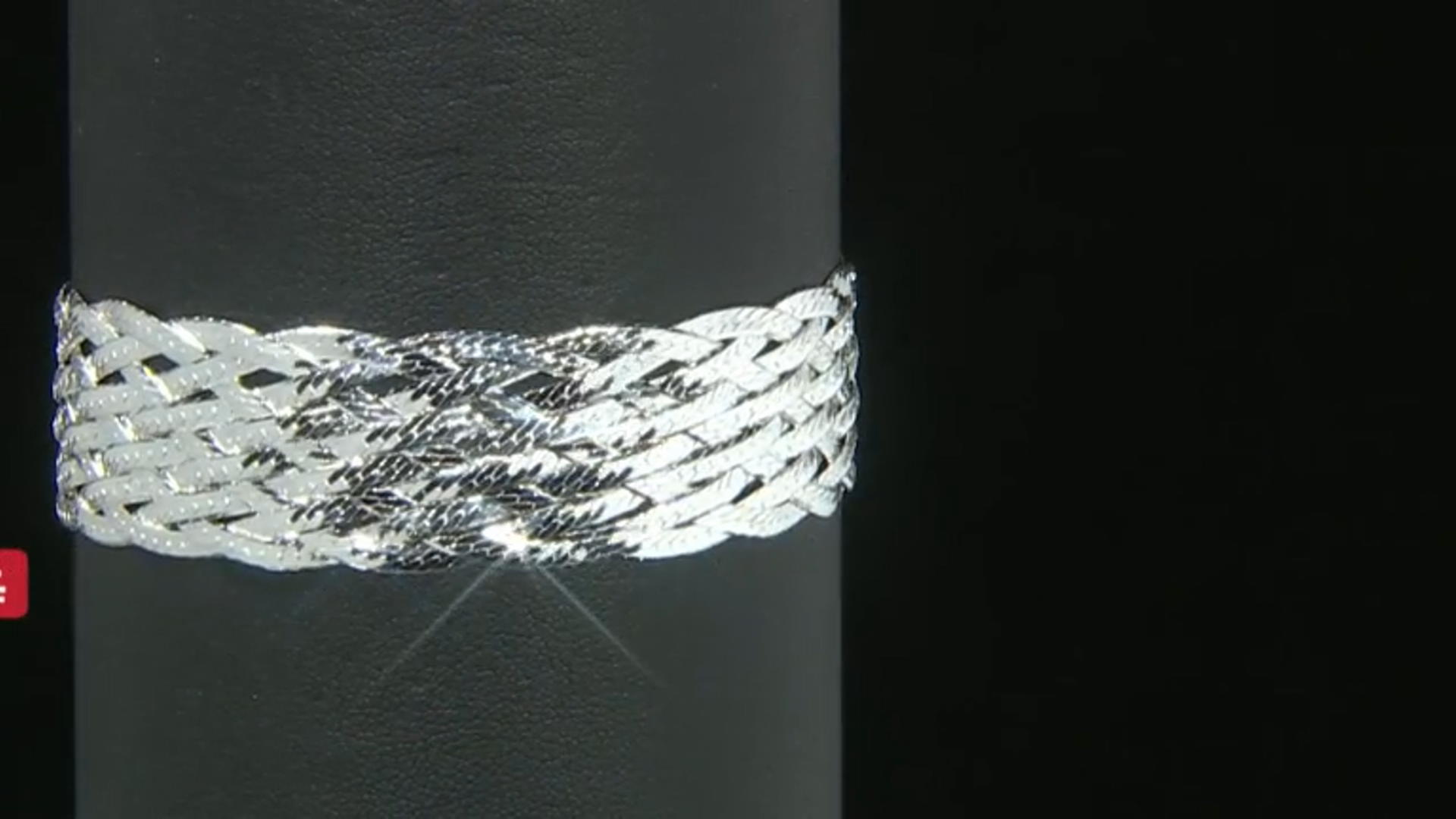 Sterling Silver Braided Link Bracelet Video Thumbnail