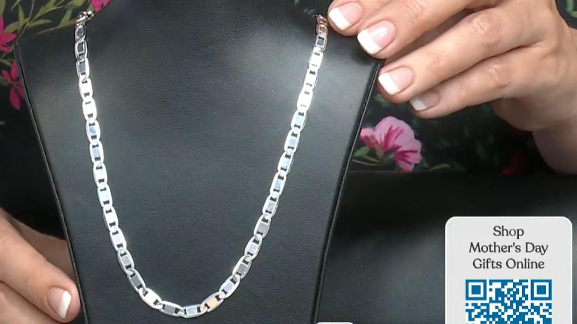 Sterling Silver 5.2mm Flat Valentino Chain Video Thumbnail