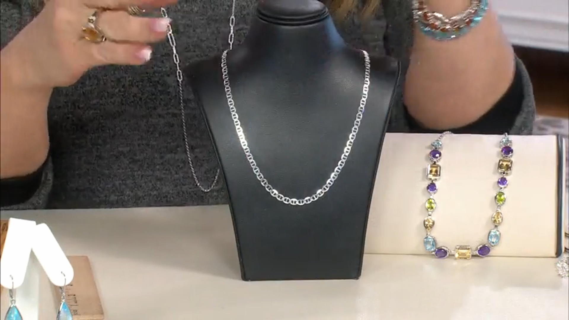 Sterling Silver Mariner 18 Inch Chain Video Thumbnail