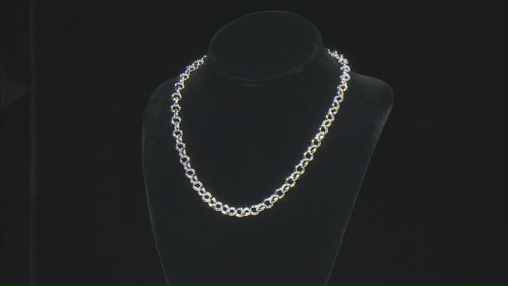 Sterling Silver 18 Inch Rolo Chain Video Thumbnail