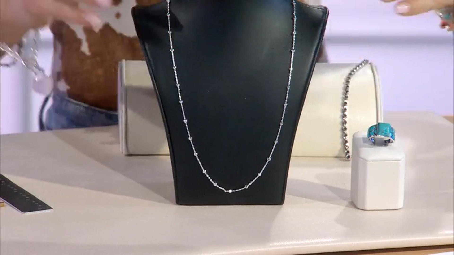 Sterling Silver 16" 2 Row Multi Link Necklace Video Thumbnail